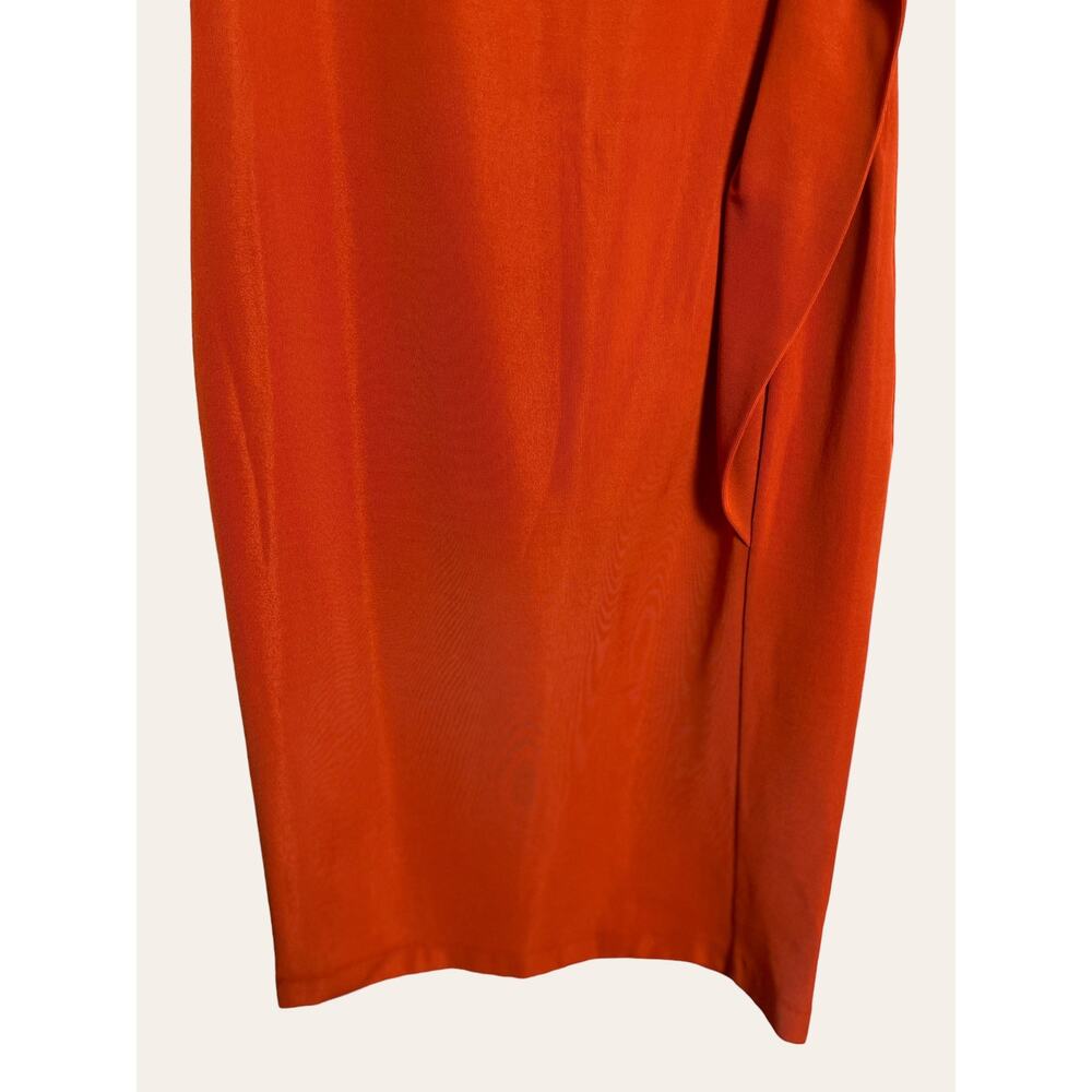MaxMara Red Sleeveless Mirte Sheath Stretchy Cocktail Dress Size 10 - Picture 6 of 7